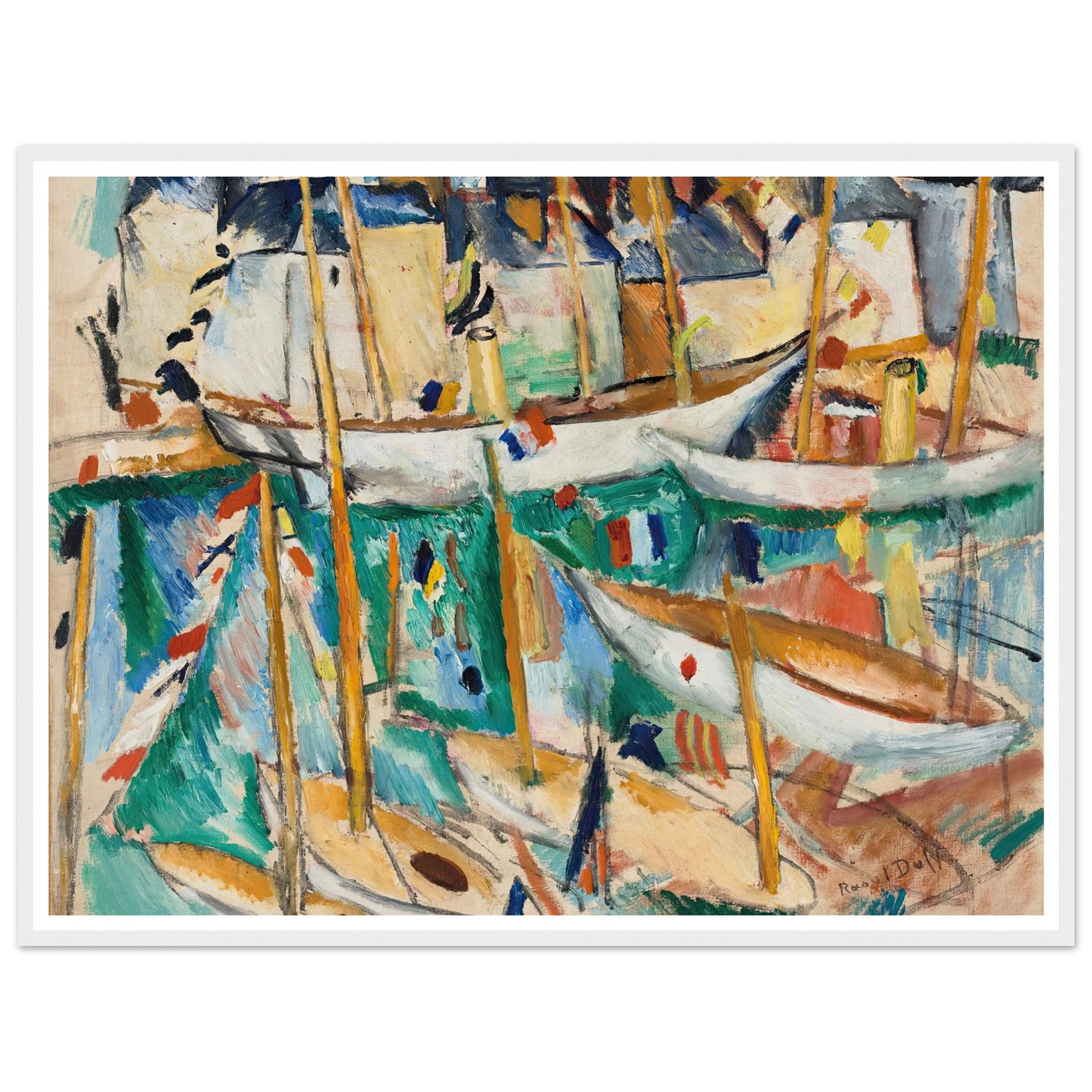 Les Bateaux (1909-1910) Art Print | Raoul Dufy-Quipham Collections