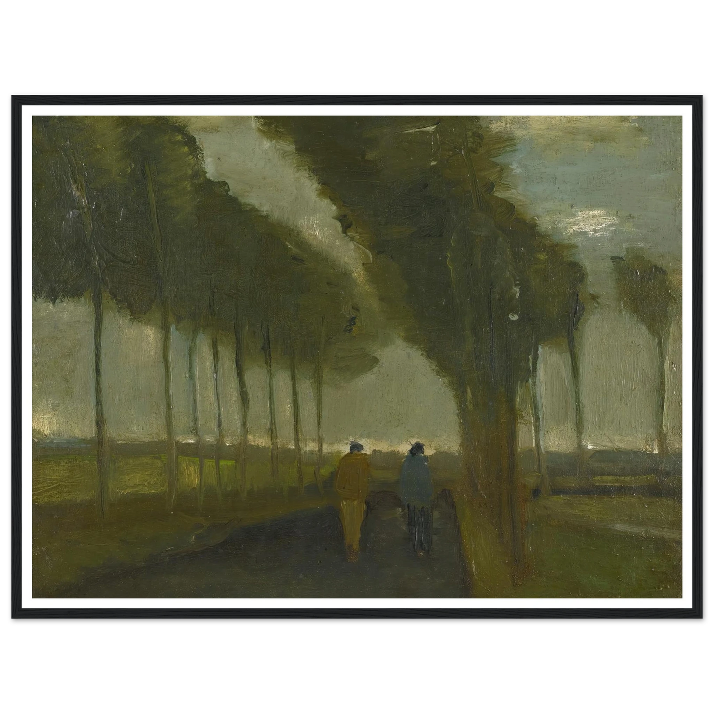 L’allée Aux Deux Promeneurs (1883) Art Print | Vincent van Gogh-Quipham Collections