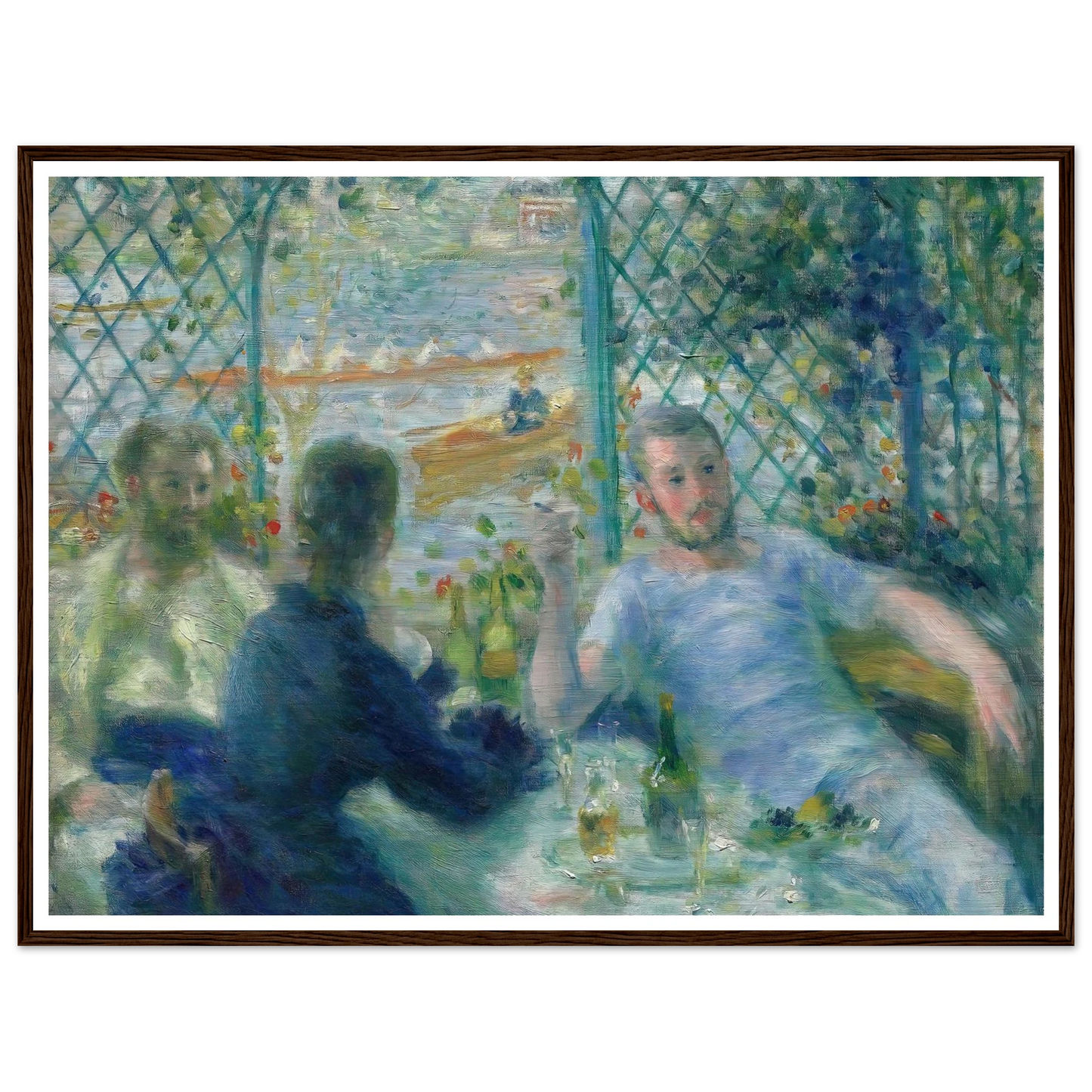 Lunch at the Restaurant Fournaise (The Rowers’ Lunch) (1875) Art Print | Pierre Auguste Renoir-Quipham Collections