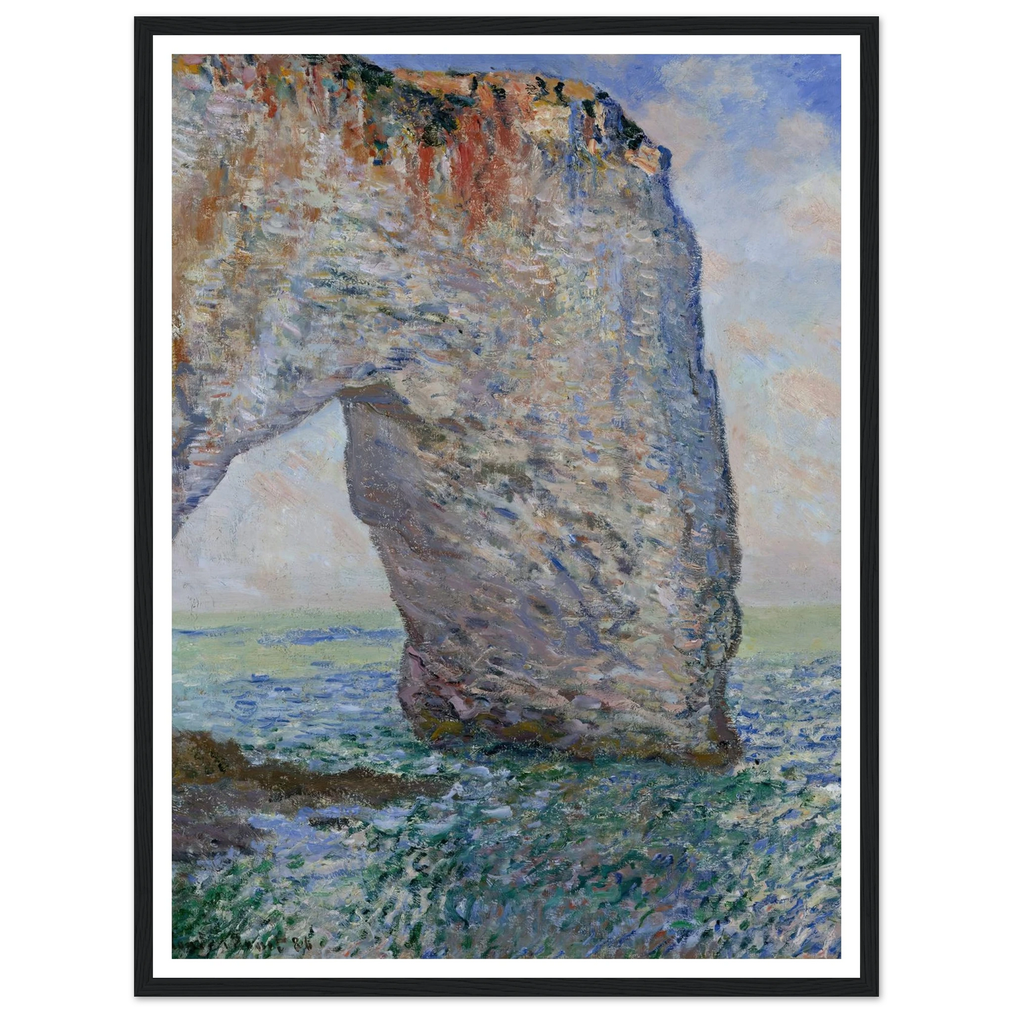 The Manneporte near Étretat (1886) Art Print | Claude Monet-Quipham Collections