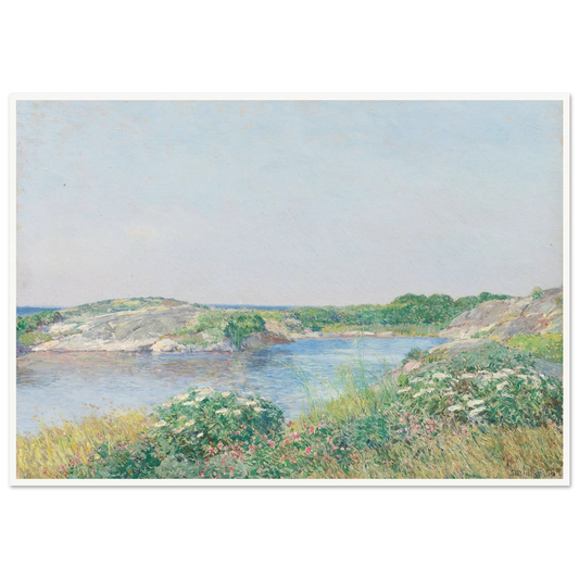 The Little Pond, Appledore (1890) Art Print | Childe Hassam-Quipham Collections