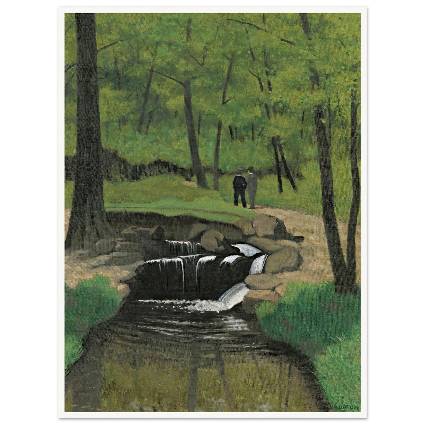 The Woods Of Boulogne (1921) Art Print | Felix Vallotton-Quipham Collections