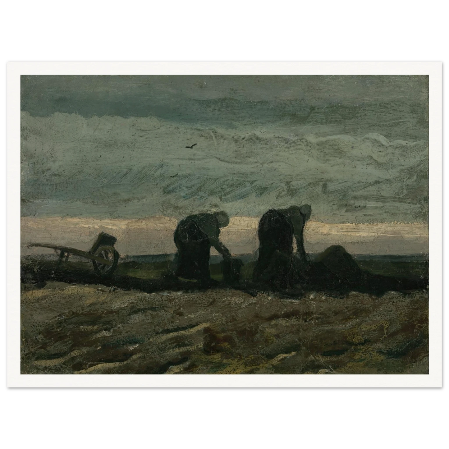 Two women on the heath (1883) Art Print | Vincent van Gogh-Quipham Collections