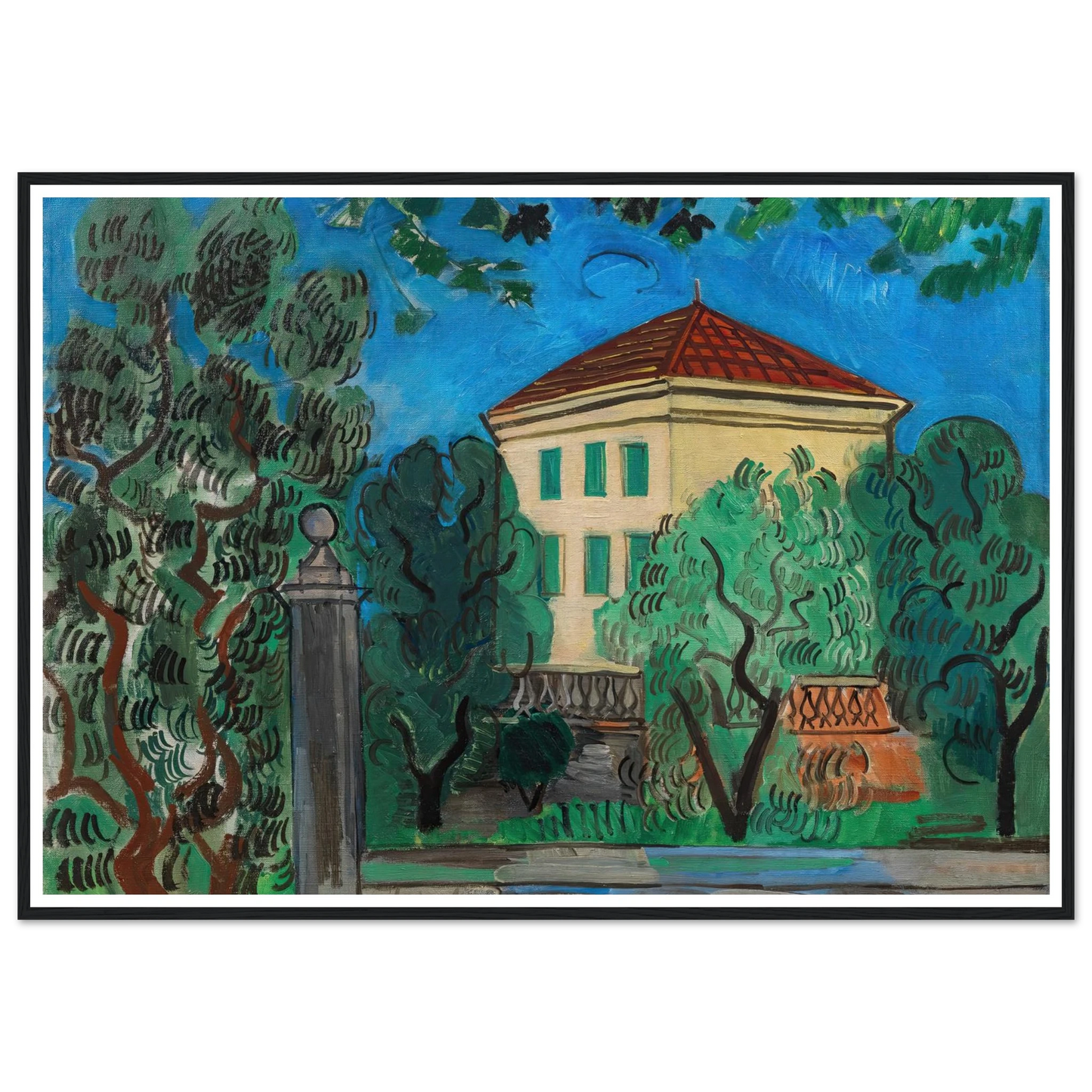 L’entrée du jardin (1923) Art Print | Raoul Dufy-Quipham Collections