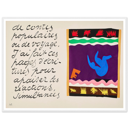 The toboggan (1947) Art Print | Henri Matisse-Quipham Collections