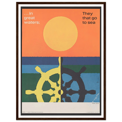 In great water; … Psalms 107_23 (1963) Art Print | Joseph Binder-Quipham Collections