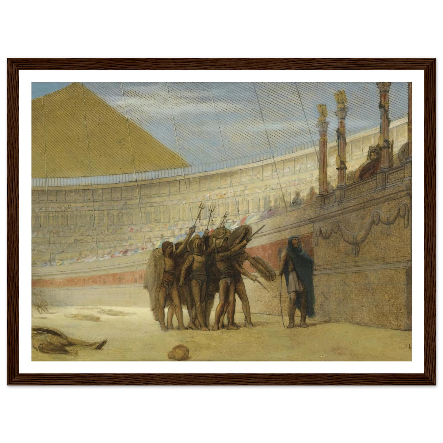 Ave Caesar, morituri te salutant Art Print | Jean Leon Gerome-Quipham Collections
