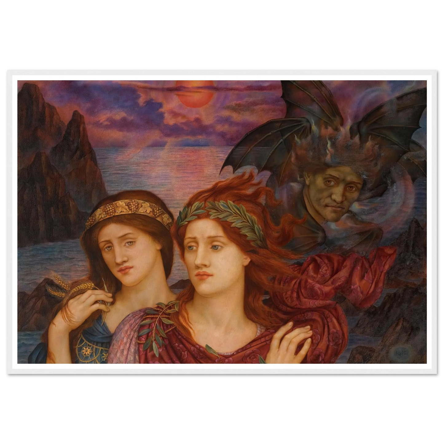 The Vision (1914) Art Print | Evelyn de Morgan-Quipham Collections