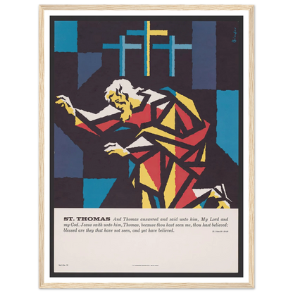 St. Thomas (1962) Art Print | Joseph Binder-Quipham Collections