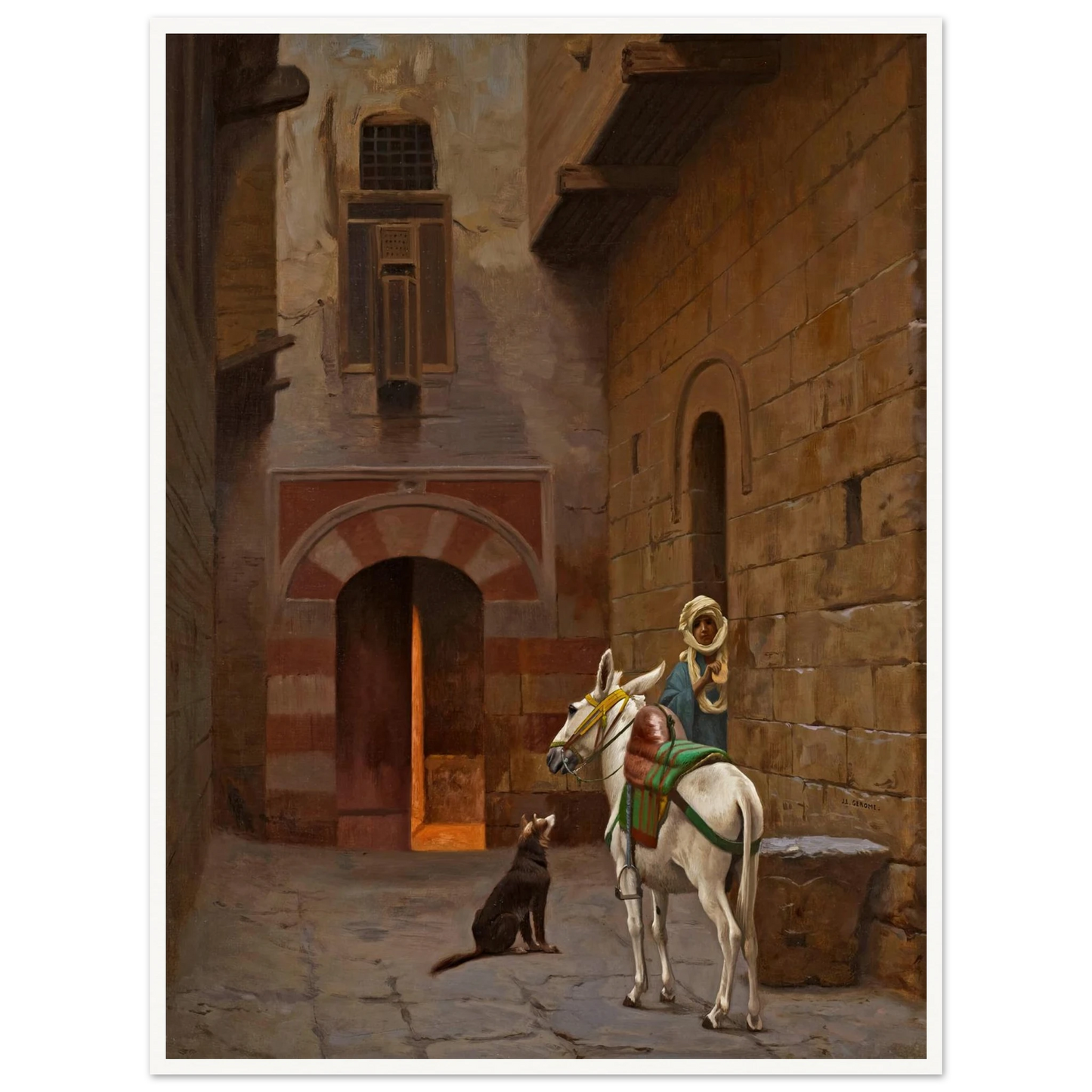 Waiting for the Master Art Print | Jean Leon Gerome-Quipham Collections