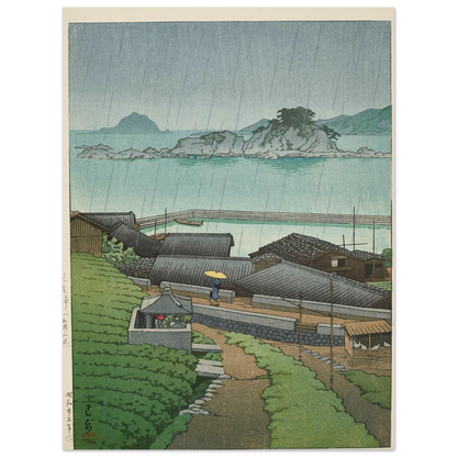 Mirozu, Wakayama Prefecture (1950) Art Print | Kawase Hasui-Quipham Collections