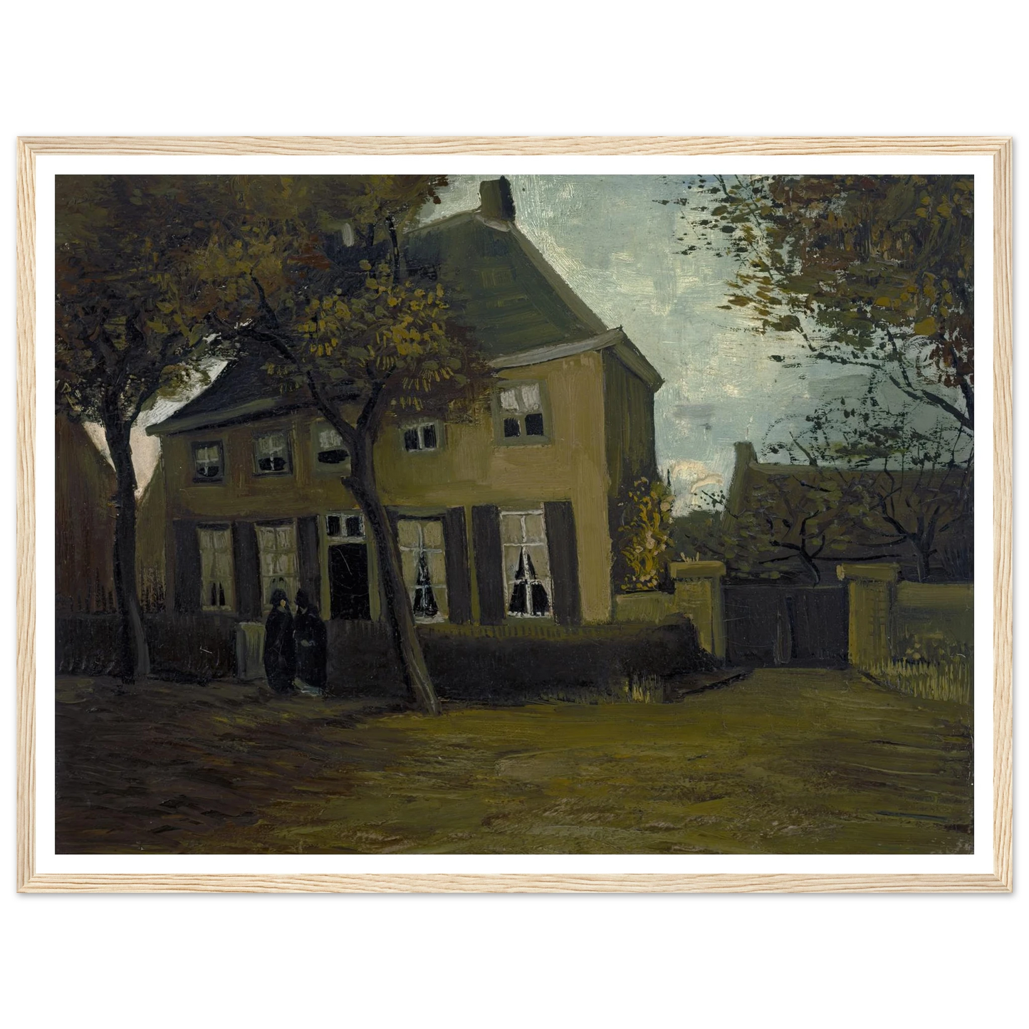 The vicarage at Nuenen (1885) Art Print | Vincent van Gogh-Quipham Collections