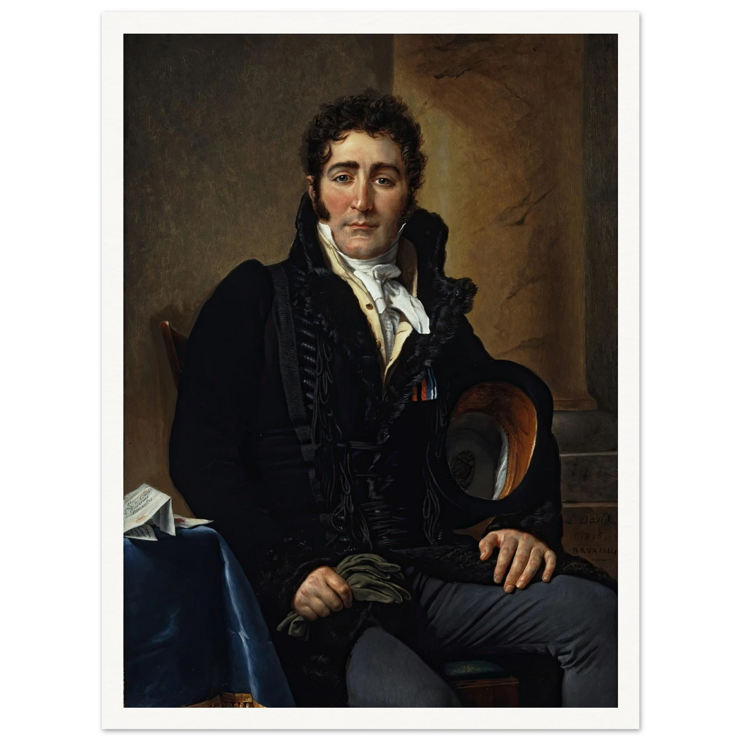 Portrait of the Comte de Turenne (1816) Art Print | Jacques Louis David-Quipham Collections