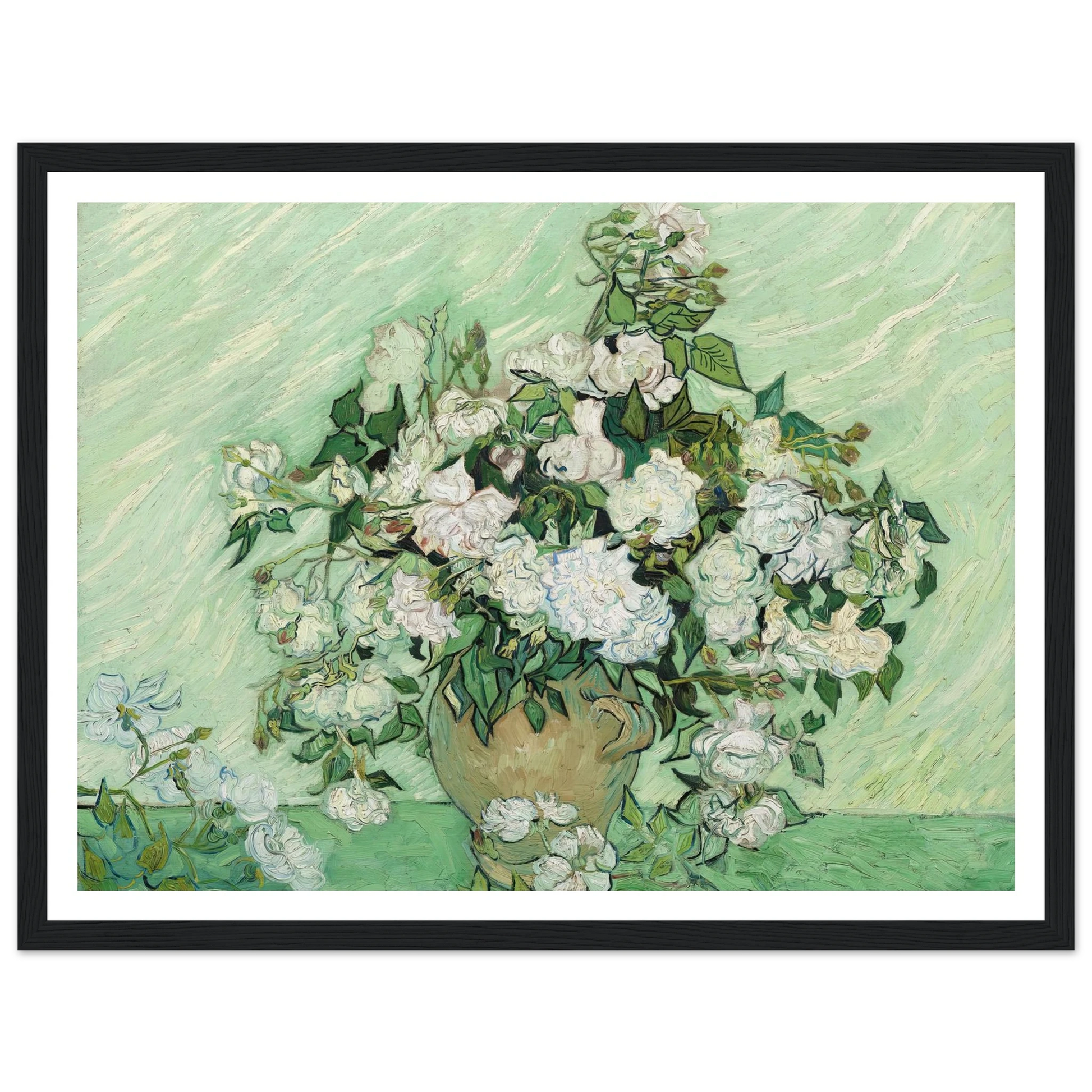 Roses (1890) Art Print | Vincent van Gogh-Quipham Collections
