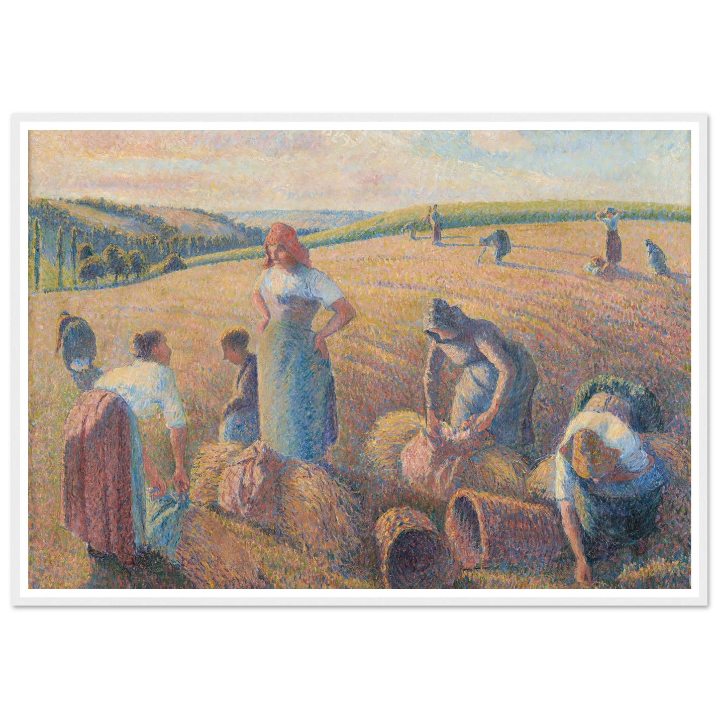 The Gleaners (1889) Art Print | Camille Pissarro-Quipham Collections