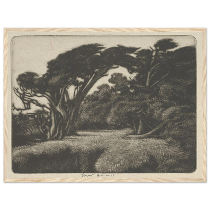 Cypress Bower (1920) Art Print | Ernest Haskell-Quipham Collections