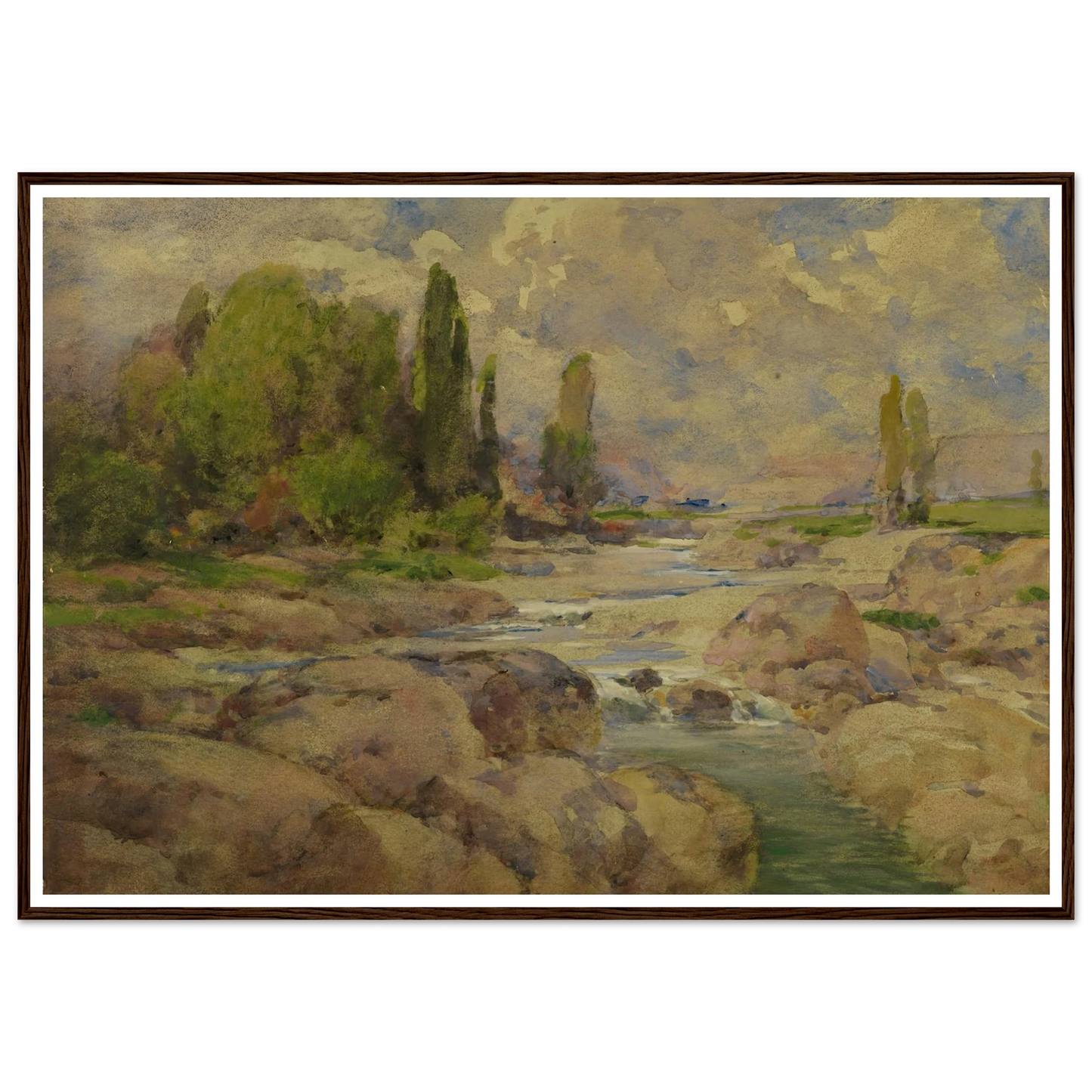 The Normal Rock Creek (1910) Art Print | William Henry Holmes-Quipham Collections