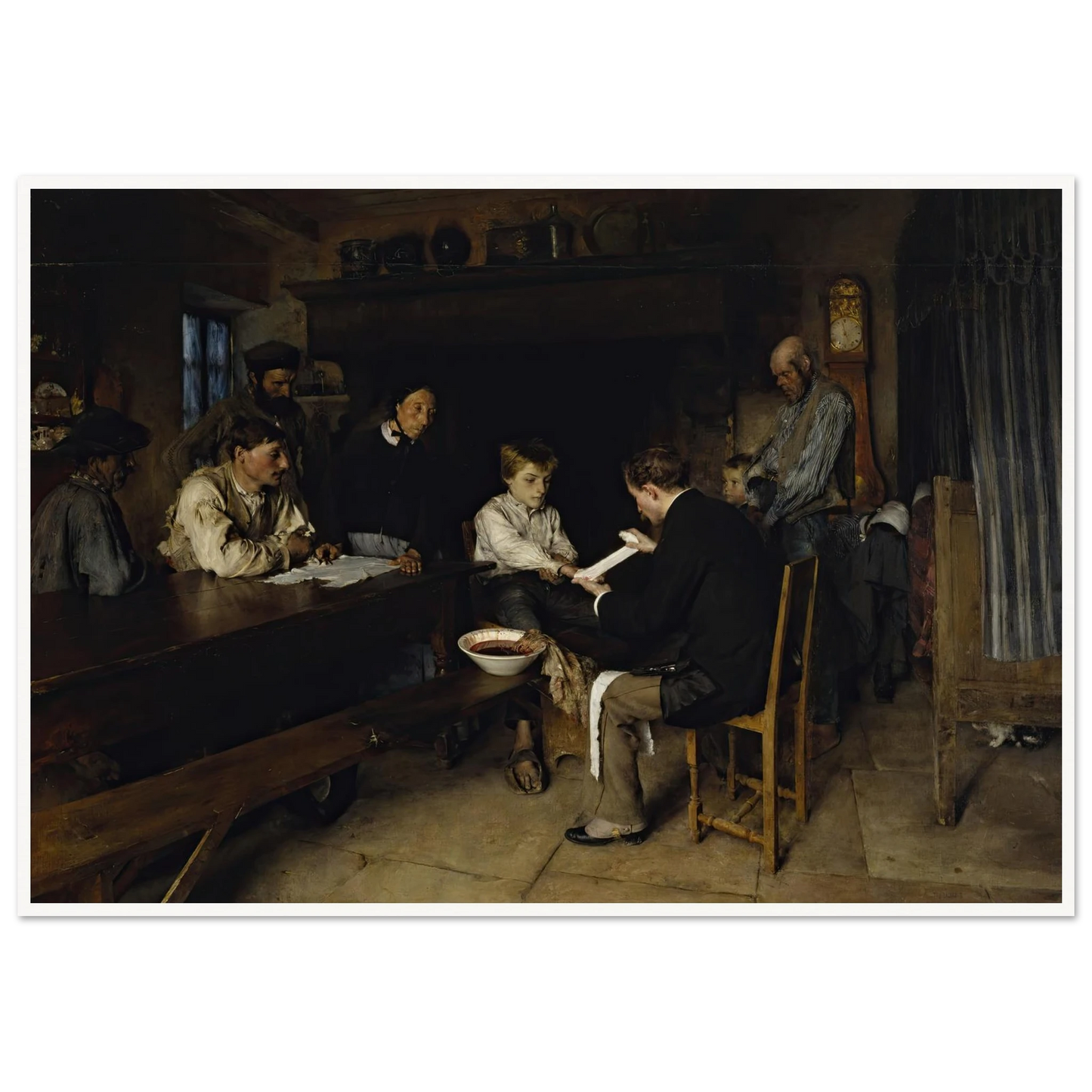An Accident (1879) Art Print | Pascal Adolphe Jean Dagnan Bouveret-Quipham Collections