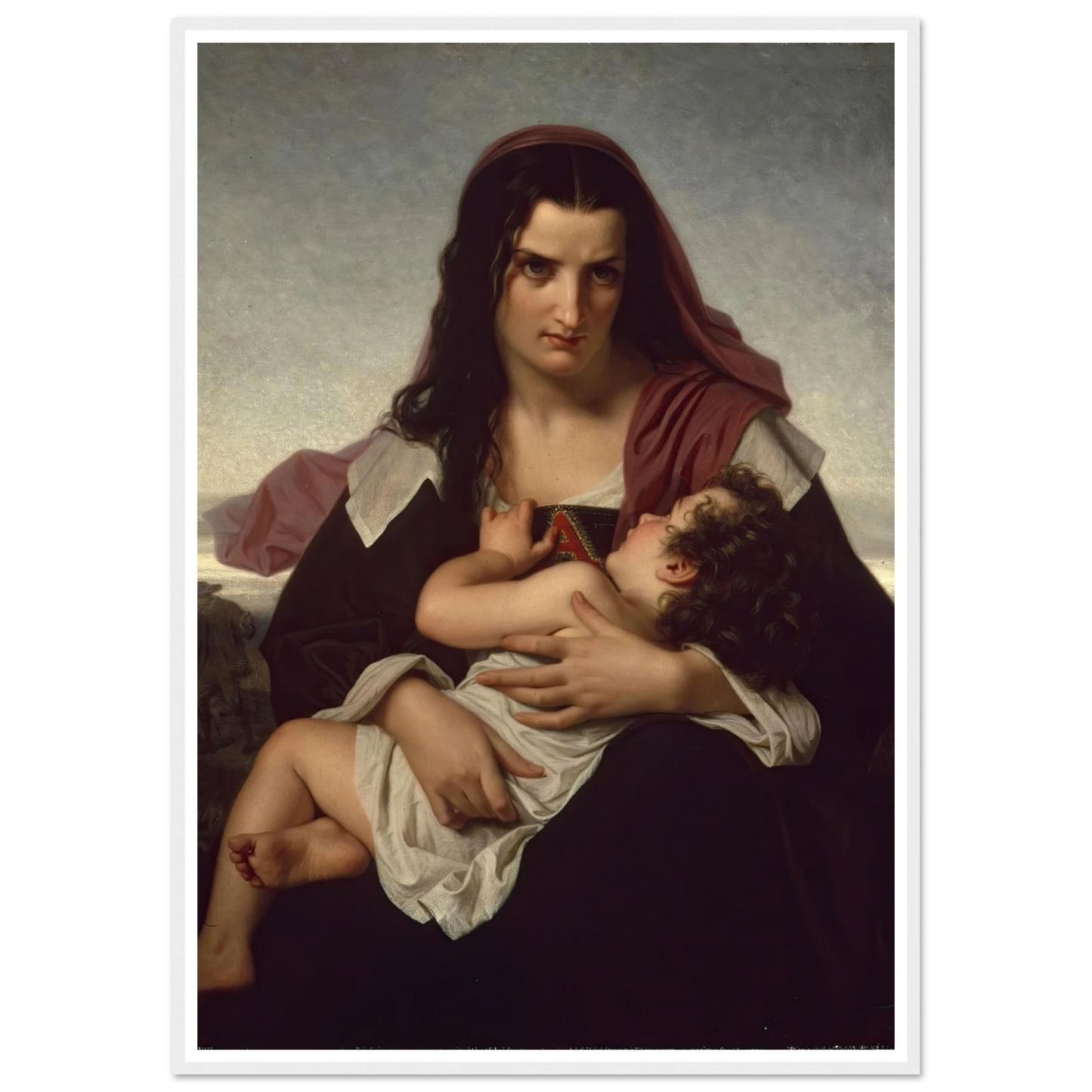The Scarlet Letter (1861) Art Print | Hugues Merle-Quipham Collections
