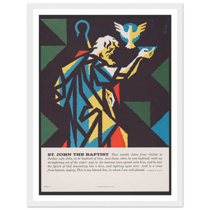 St. John The Baptist (1962) Art Print | Joseph Binder-Quipham Collections