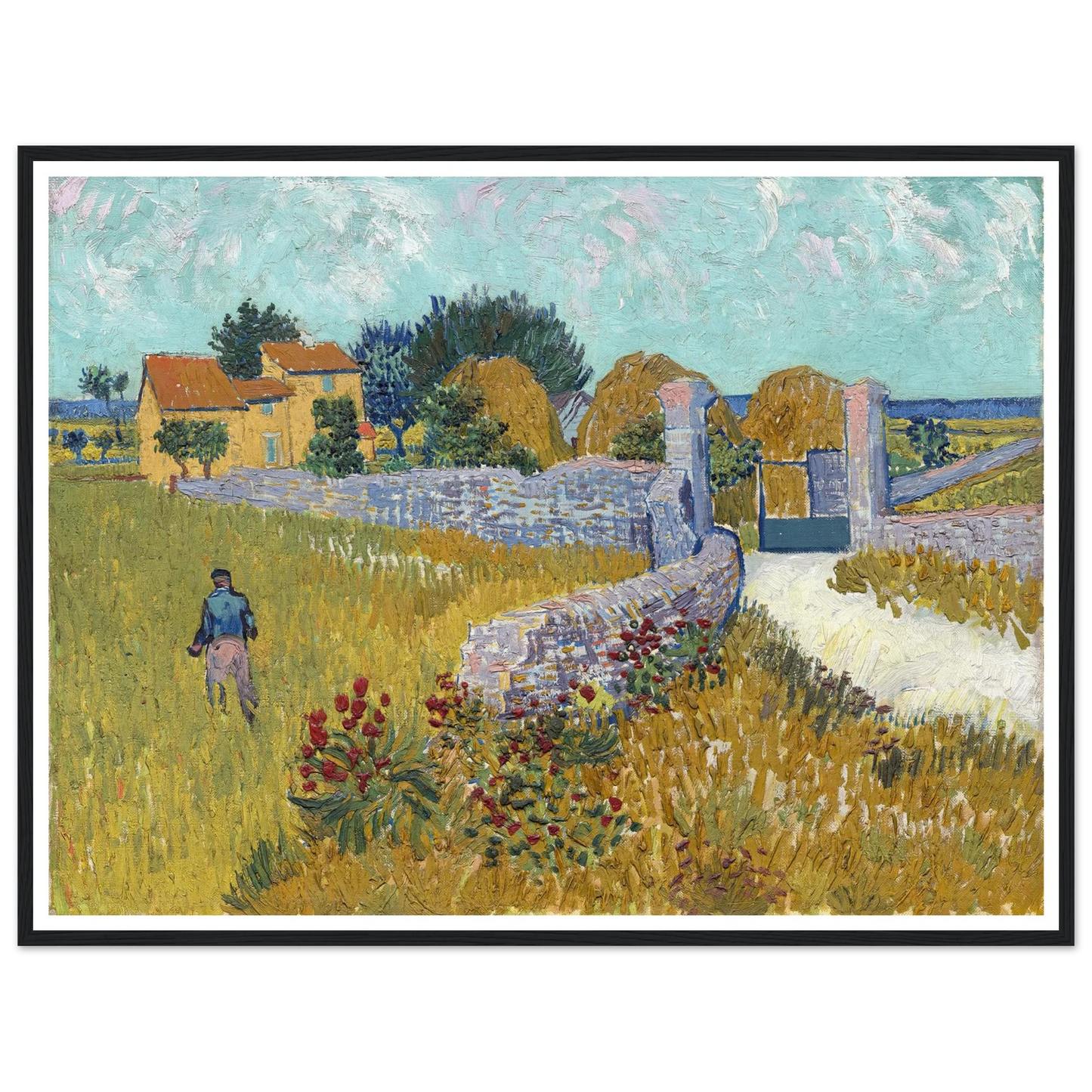 Farmhouse in Provence (1888) Art Print | Vincent van Gogh-Quipham Collections