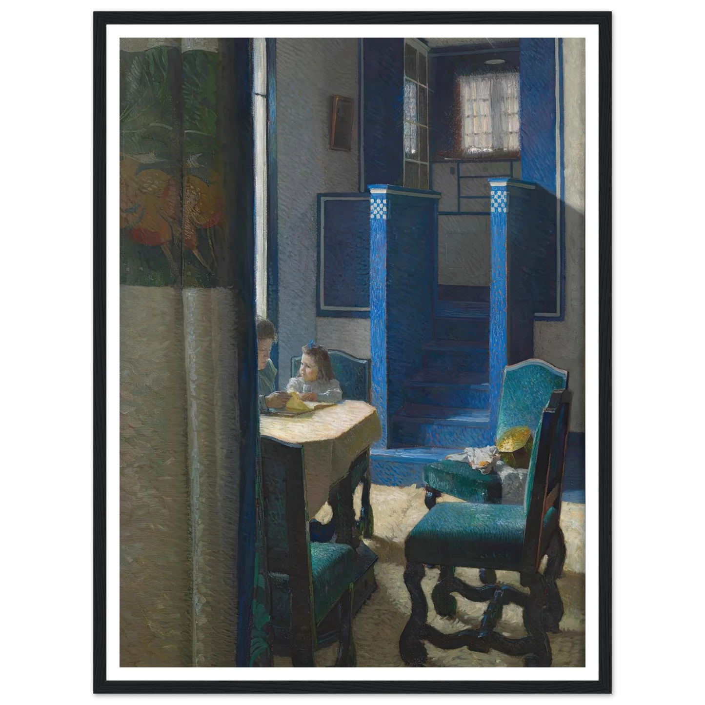 Salon im Haus auf der Hohen Warte (1903) Art Print | Carl Moll-Quipham Collections