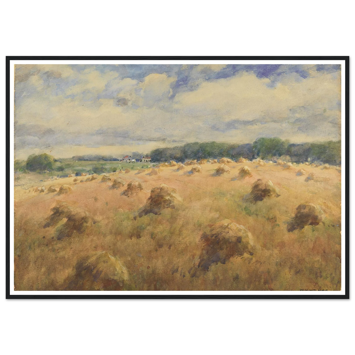 Maryland Wheat Fields Art Print | William Henry Holmes-Quipham Collections