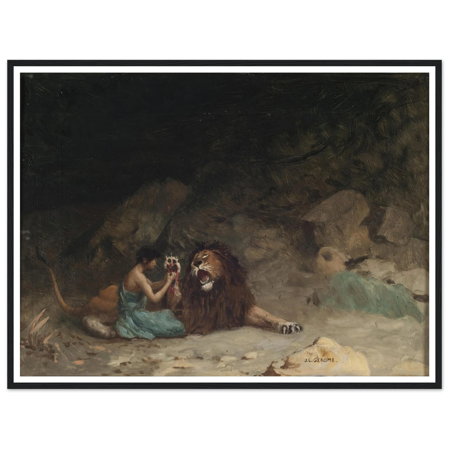 Androcles (circa 1902) Art Print | Jean Leon Gerome-Quipham Collections