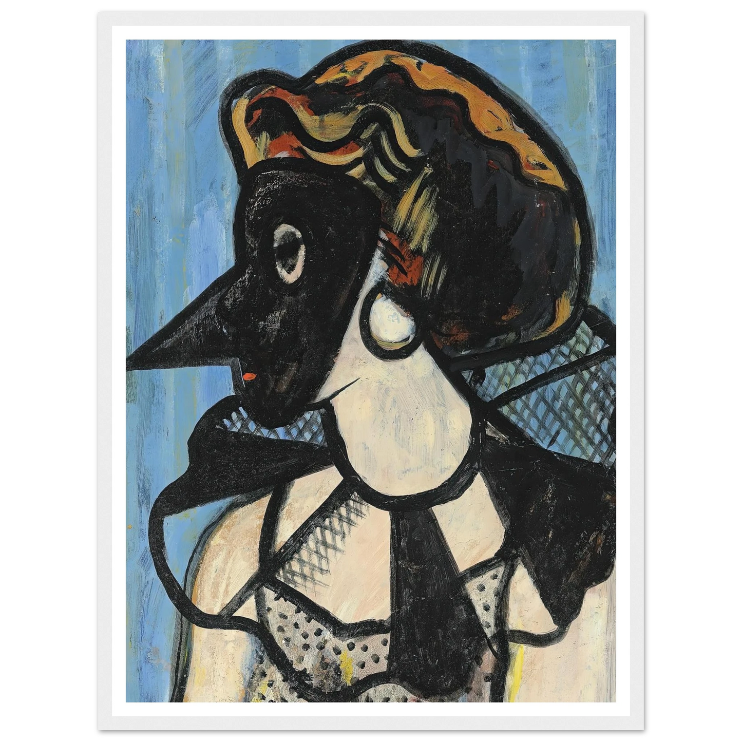 Femme au masque (circa 1938-1939) Art Print | Francis Picabia-Quipham Collections