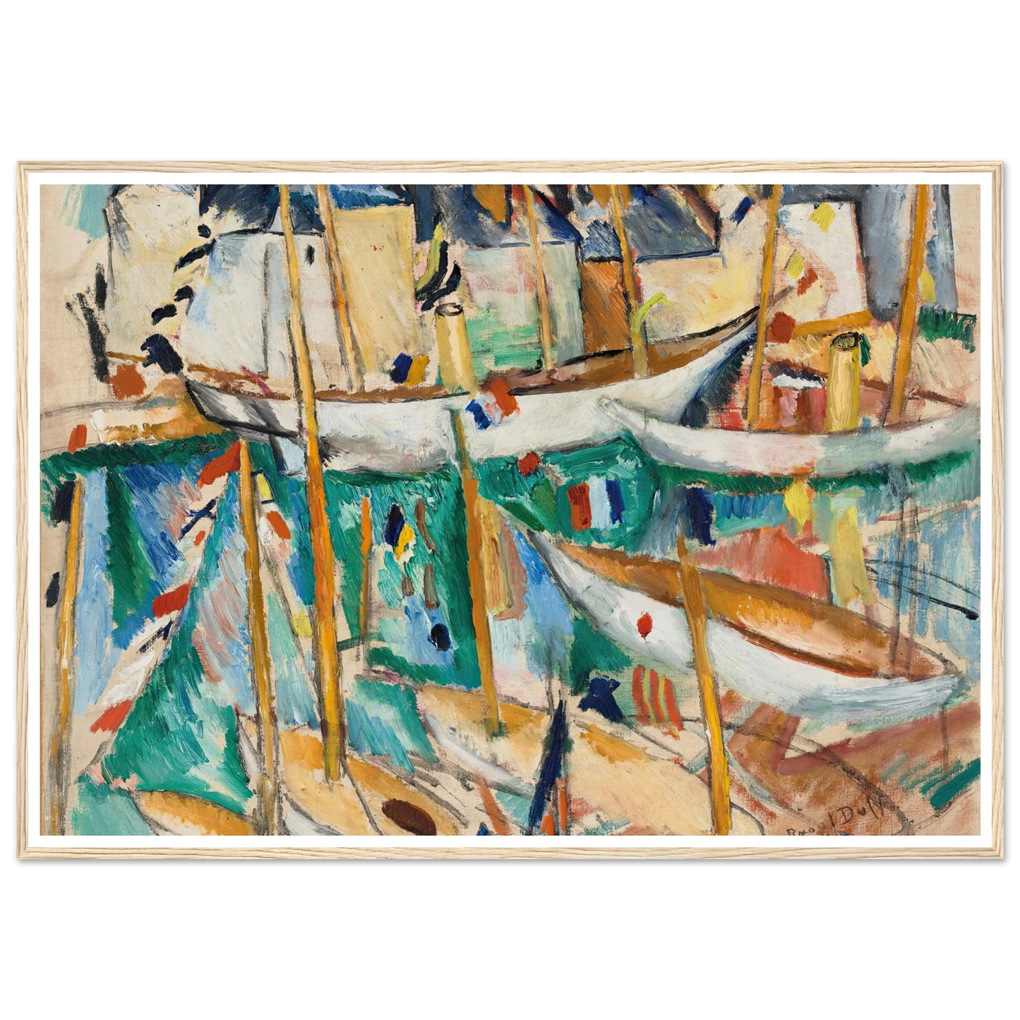 Les Bateaux (1909-1910) Art Print | Raoul Dufy-Quipham Collections