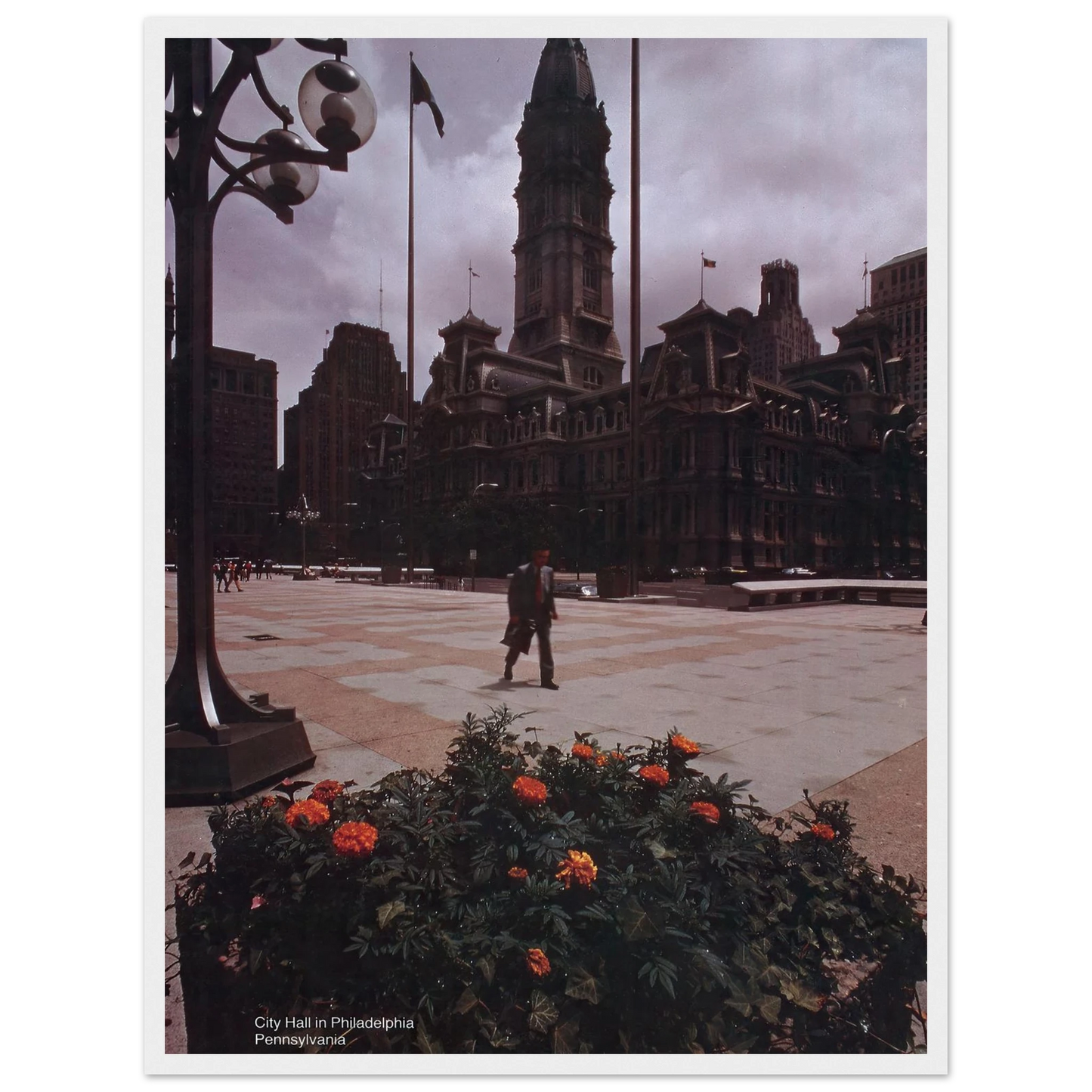 Scenically Yours, City Hall in Philadelphia, Pennsylvania Art Print | US Information Agency-Quipham Collections