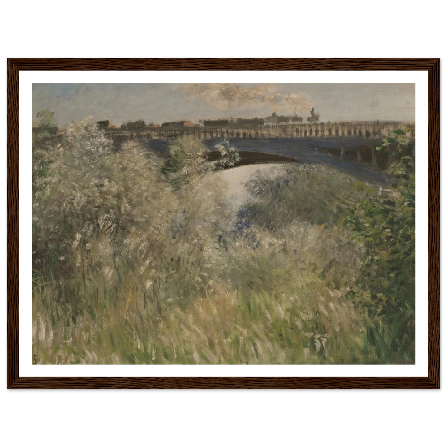 Le Pont d` Argenteuil (1875) Art Print | Claude Monet-Quipham Collections