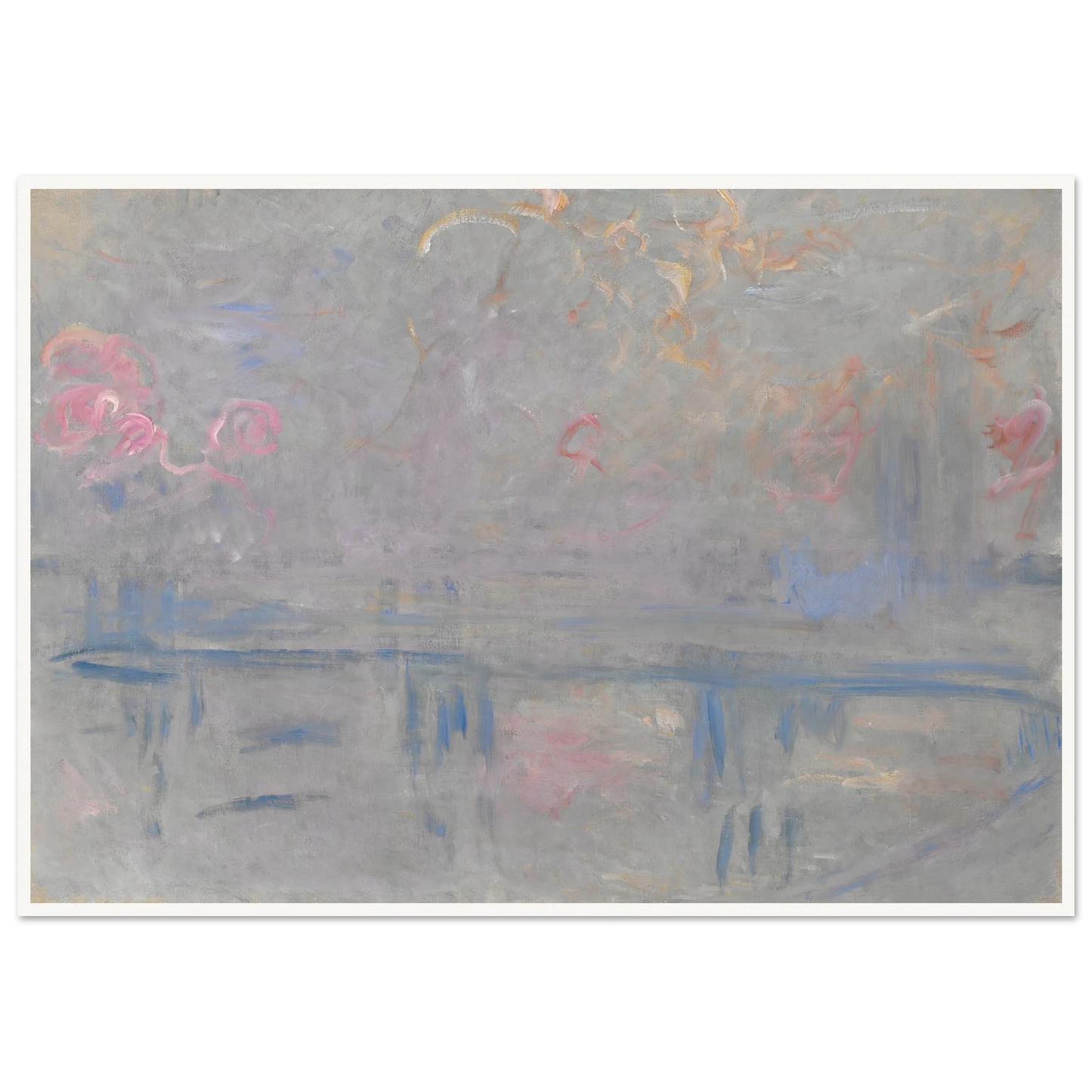 Charing Cross Bridge (1900) Art Print | Claude Monet-Quipham Collections