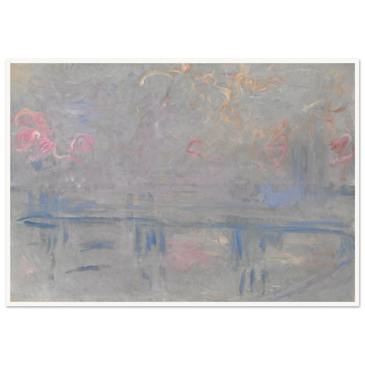 Charing Cross Bridge (1900) Art Print | Claude Monet-Quipham Collections