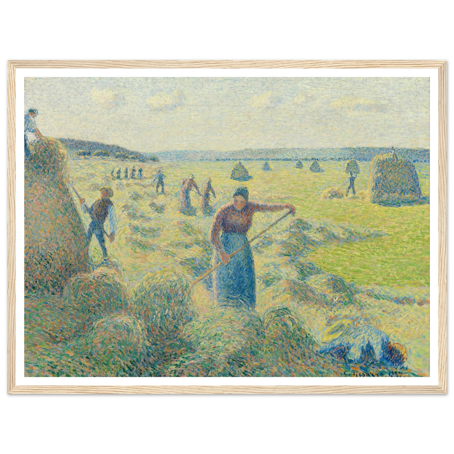 La Récolte des Foins, Éragny Art Print | Camille Pissarro-Quipham Collections