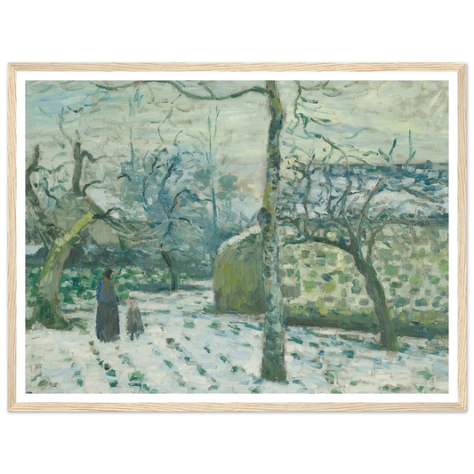 Effet De Neige À Montfoucault (circa 1874) Art Print | Camille Pissarro-Quipham Collections