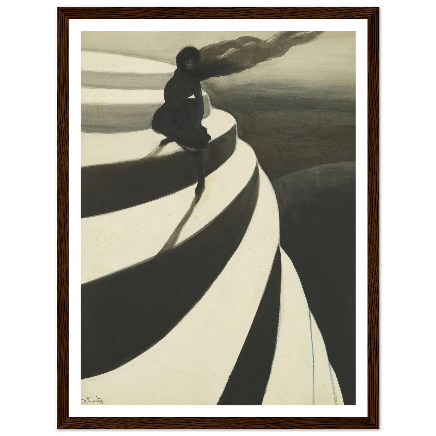 Vertigo (1908) Art Print | Leon Spilliaert-Quipham Collections