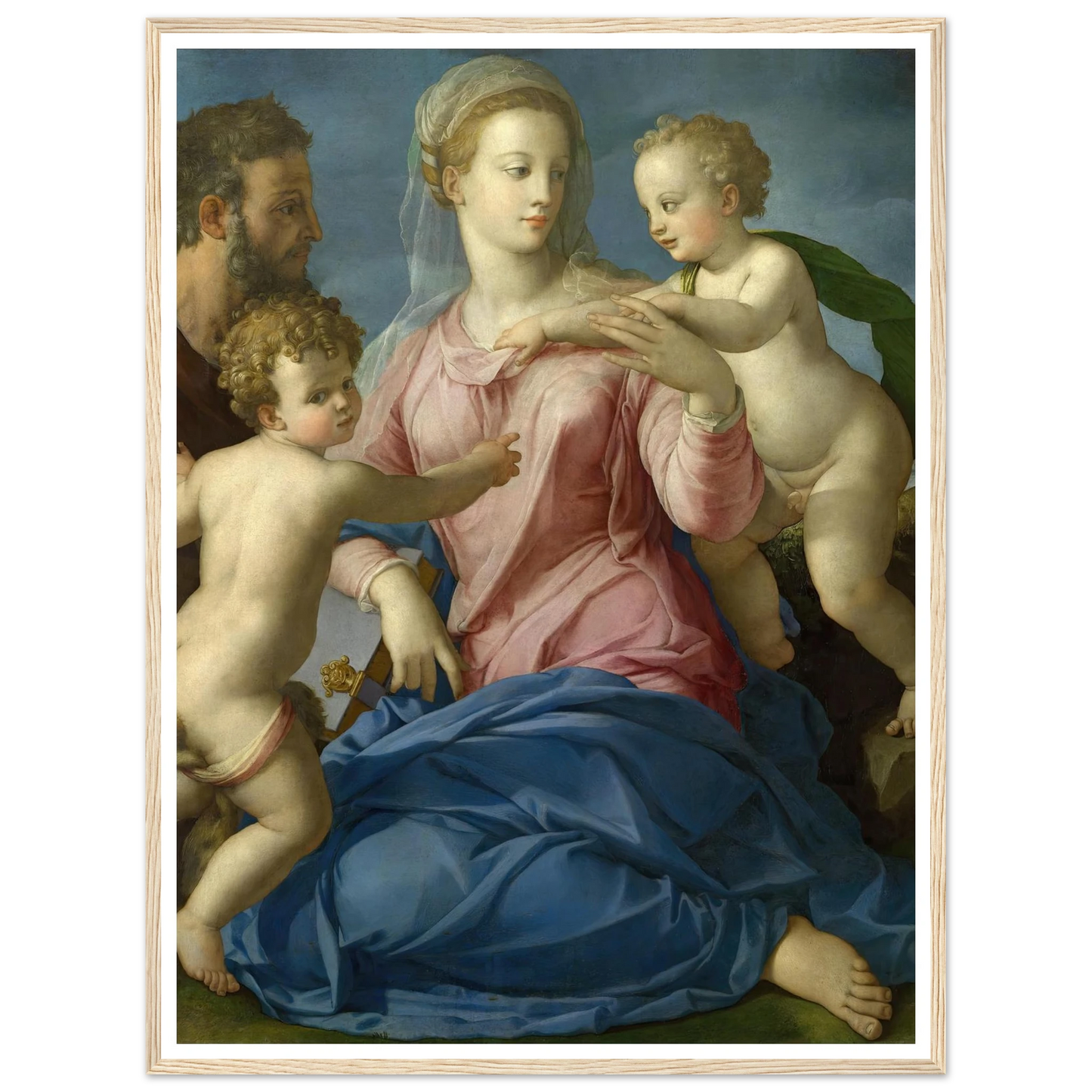 The Holy Family with the Infant Saint John the Baptist (1540s) Art Print | Agnolo Bronzino-Quipham Collections