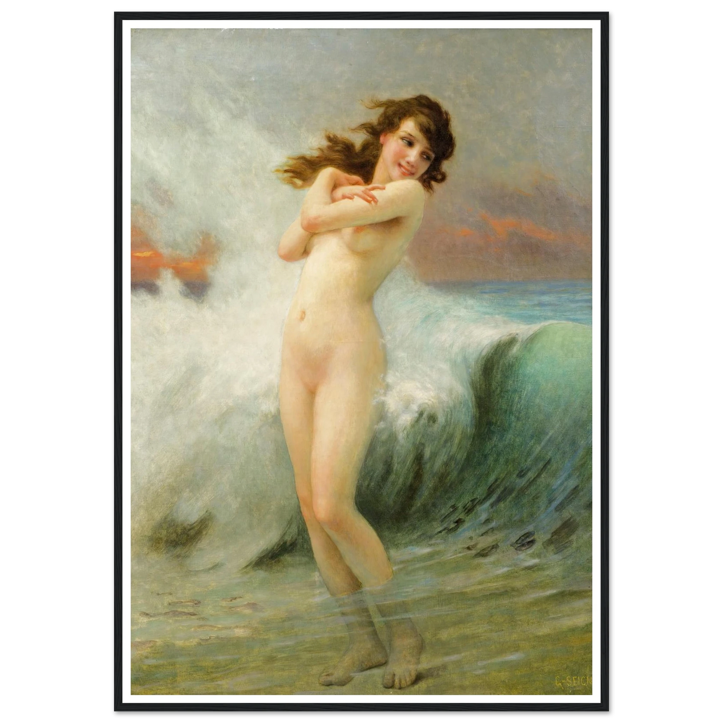 The Wave Art Print | Guillaume Seignac-Quipham Collections
