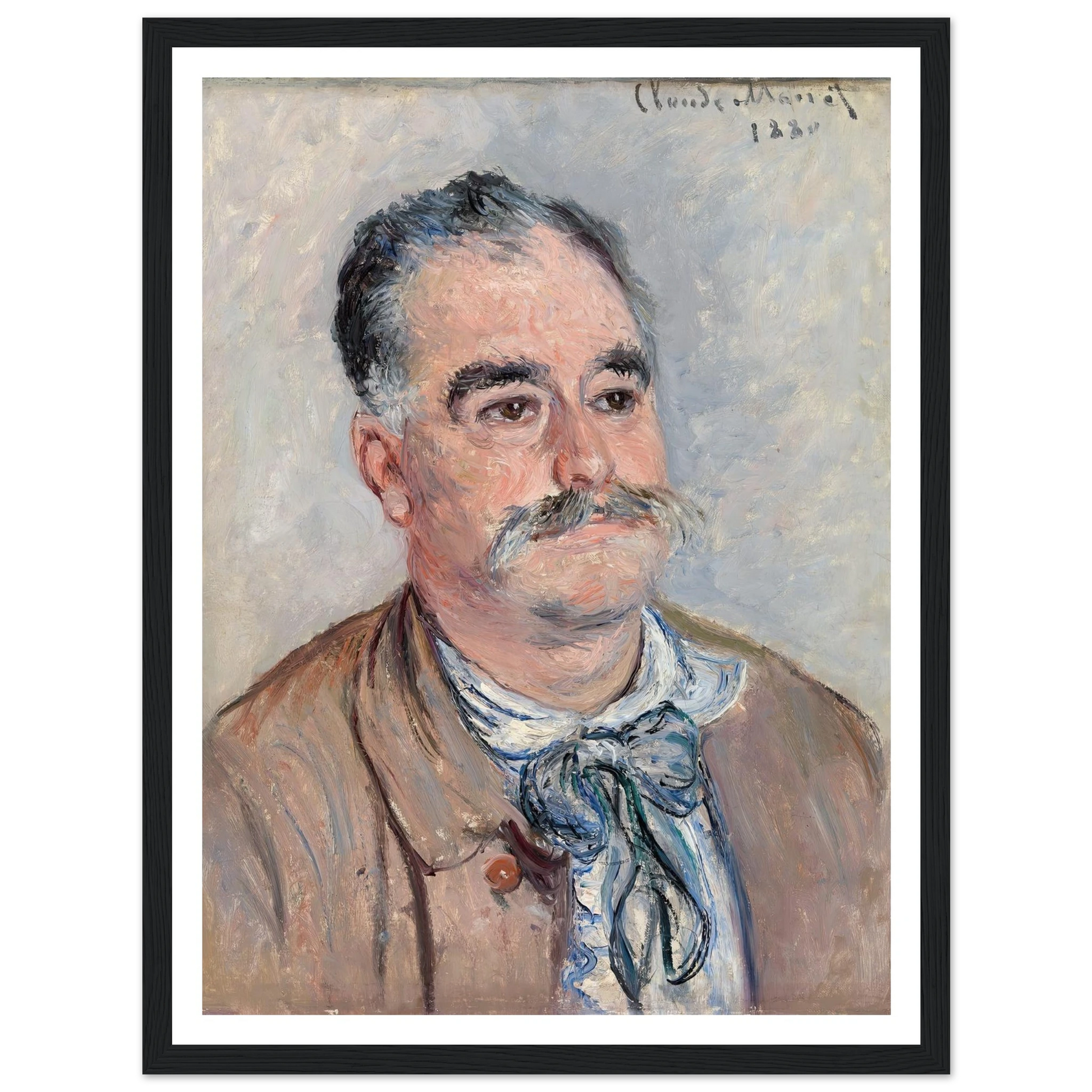 Monsieur Coqueret (Father) (1880) Art Print | Claude Monet-Quipham Collections