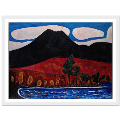 Mt. Katahdin (Maine), Autumn (1939–40) Art Print | Marsden Hartley-Quipham Collections