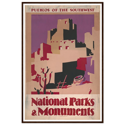 National parks and monuments Pueblos of the southwest (1930) Art Print | Dorothy Waugh-Quipham Collections