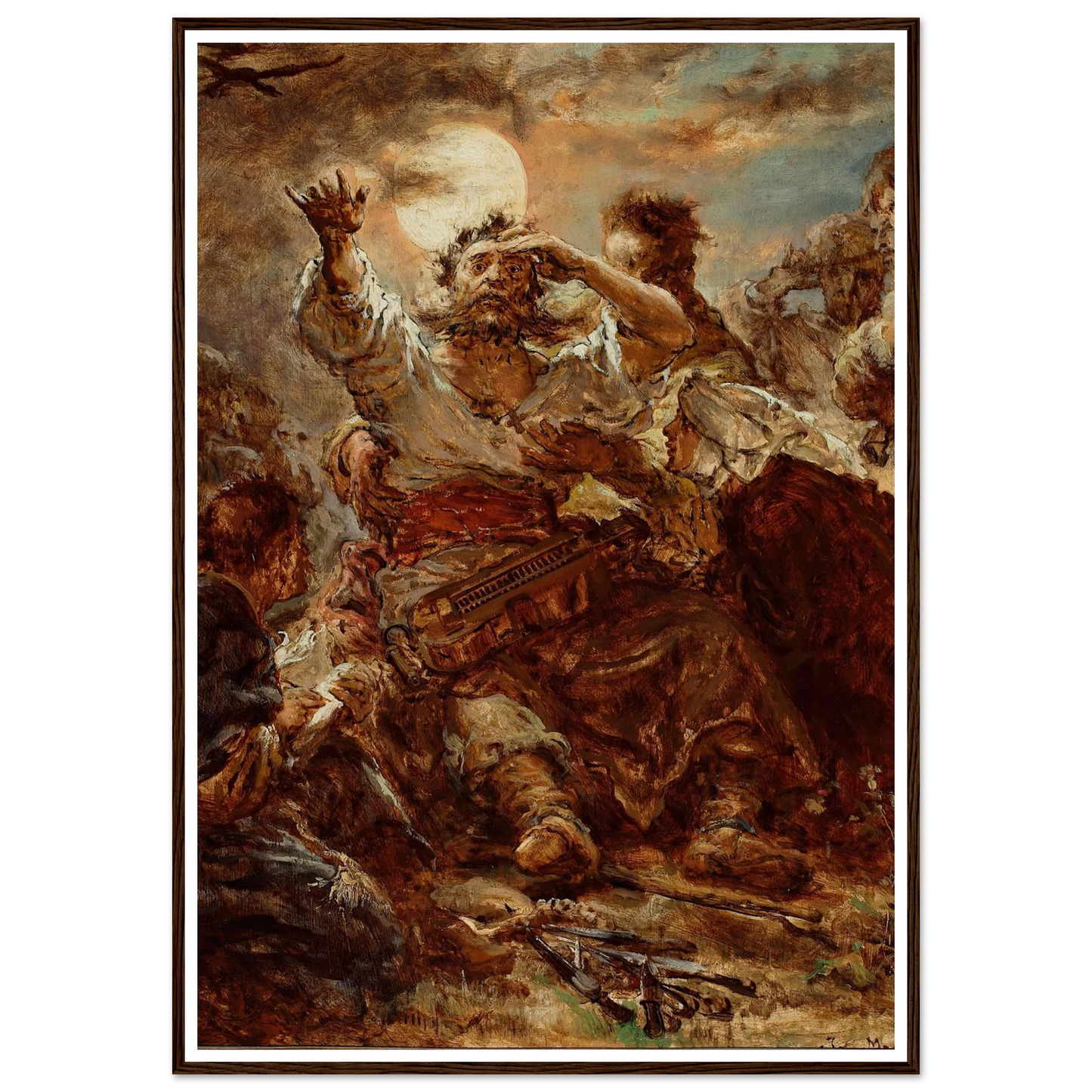 Sketch for the painting “Wernyhora” (1875) Art Print | Jan Matejko-Quipham Collections