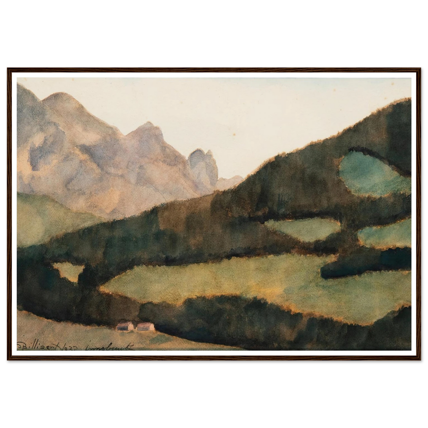 Paysage d’Innsbruck (1932) Art Print | Leon Spilliaert-Quipham Collections