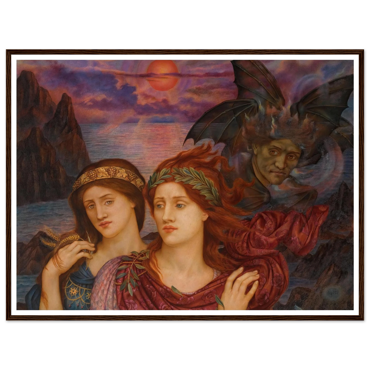 The Vision (1914) Art Print | Evelyn de Morgan-Quipham Collections