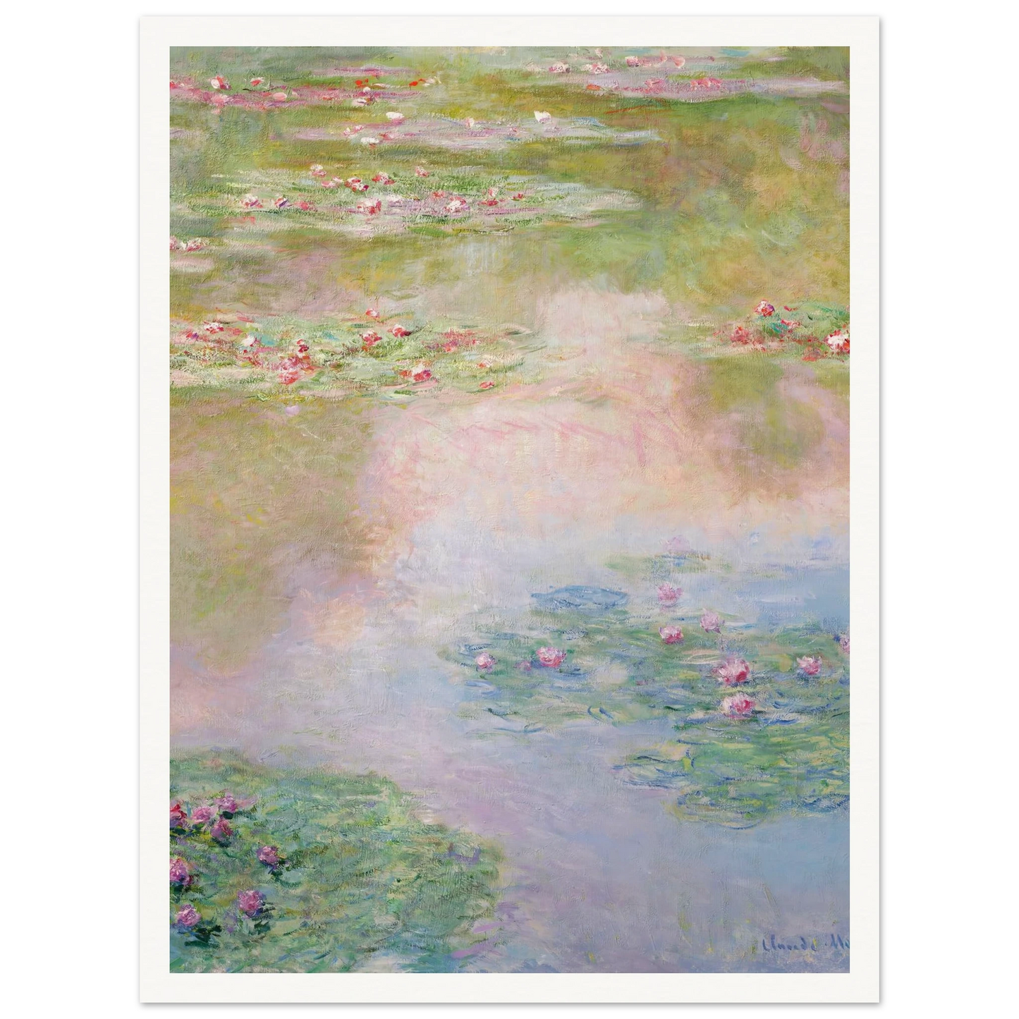 Nymphéas (1907) Art Print | Claude Monet-Quipham Collections