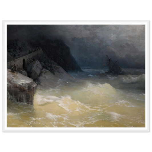 Shipwreck off the Black Sea Coast ( 1887) Art Print | Ivan Konstantinovich Aivazovsky-Quipham Collections