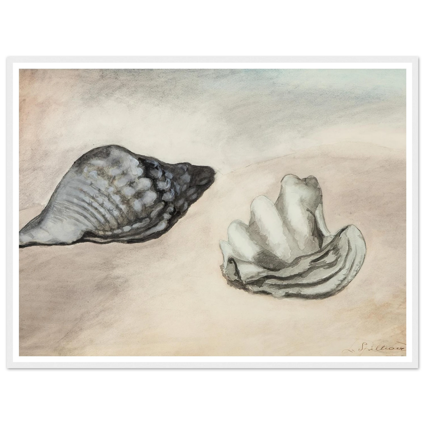 Coquillages (1933) Art Print | Leon Spilliaert-Quipham Collections
