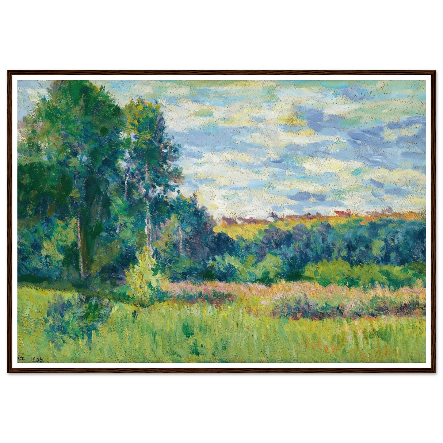 Paysage (1903) Art Print | Maximilien Luce-Quipham Collections