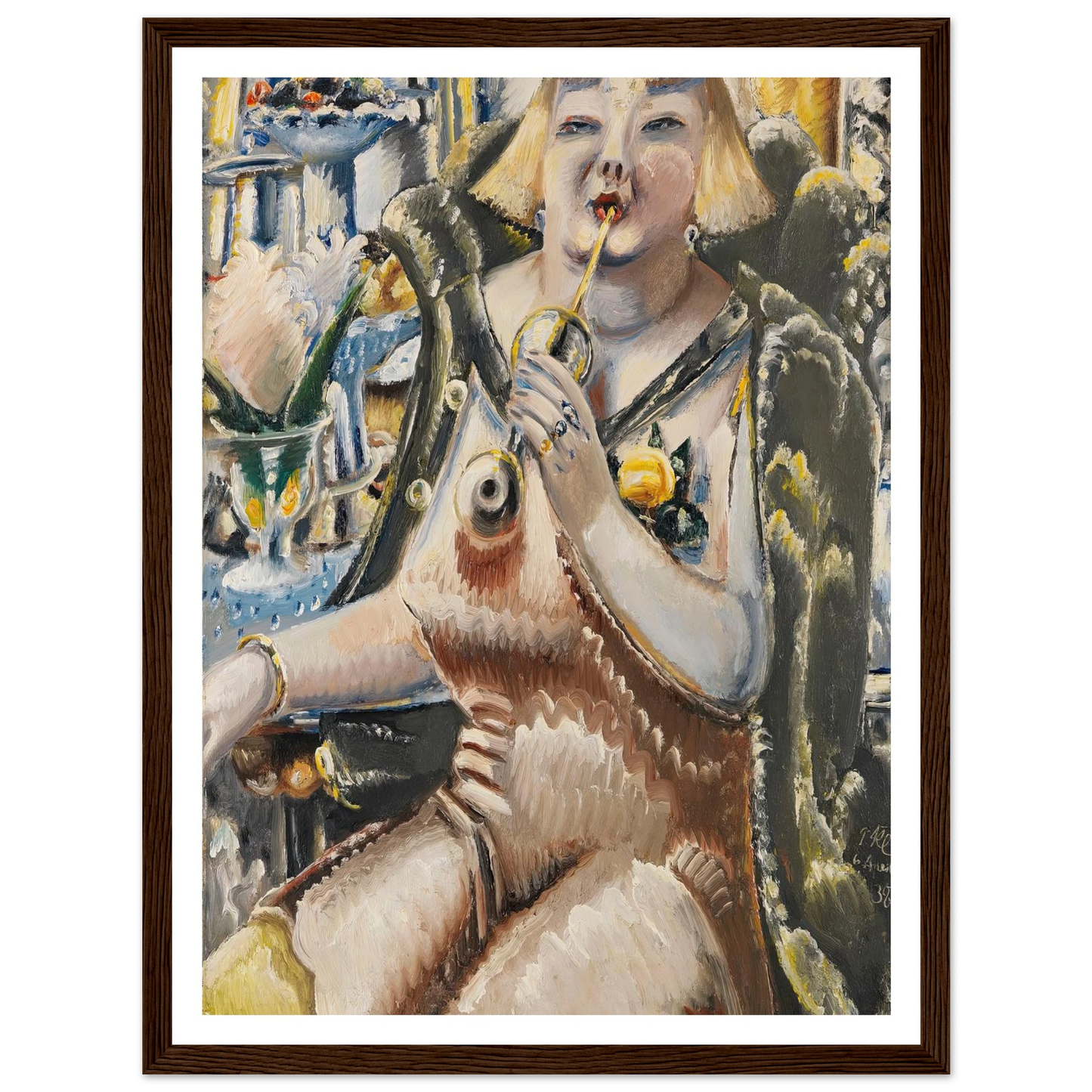 An der Bar (The Star at the Show) (1938) Art Print | Paul Kleinschmidt-Quipham Collections